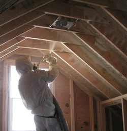 Guelph ON attic spray foam insulation